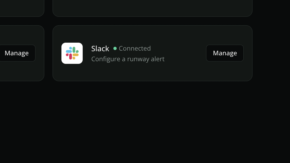 Get alerted before cash runs out. Zensus runway.